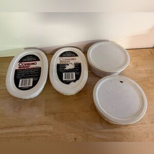 CorningWare White Oval and Round Dish Set with Lids